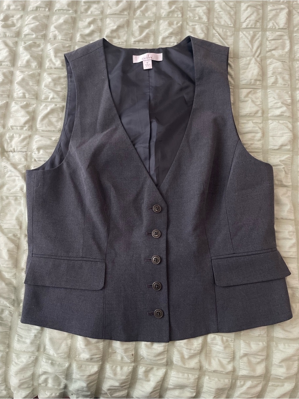 Express Women’s Black Tailored Vest